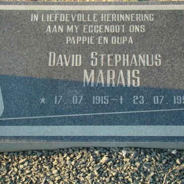 MARAIS David Stephanus 1915-1997