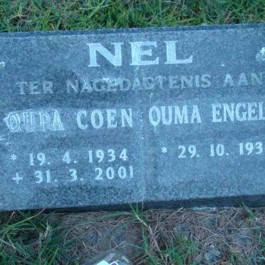 NEL Coen 1934-2001 &amp; Engela 1936-