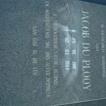 PLOOY Jacob, du 1910-1997