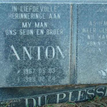PLESSIS Anton, du 1967-1998