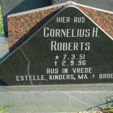 ROBERTS Cornelius H. 1951-1996
