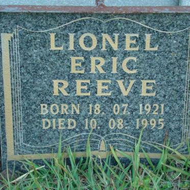 REEVE Lionel Eric 1921-1995