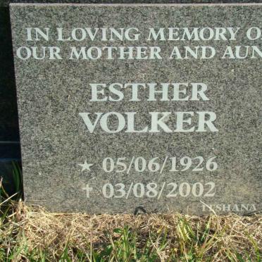 VOLKER Esther 1926-2002