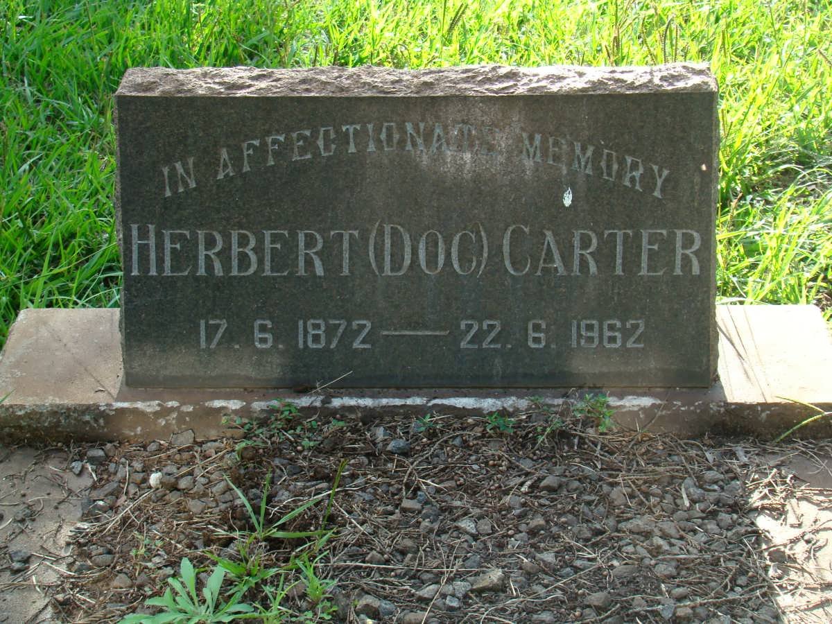 CARTER Herbert 1872-1962