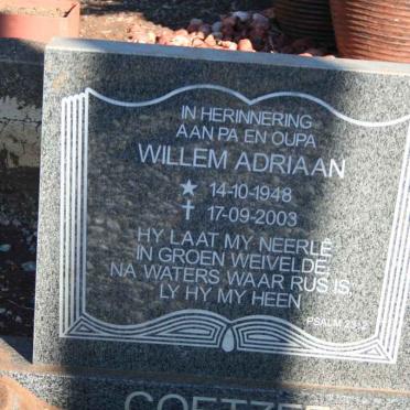 COETZEE Willem Adriaan 1948-2003