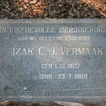 VERMAAK Izak C.J. 1907-1969