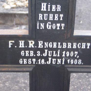 ENGELBRECHT F.H.R.  1907-1908