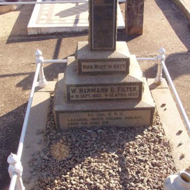 FILTER W. Hermann G. 1903-1937