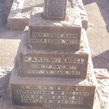 KUSEL Karl W. 1877-1945