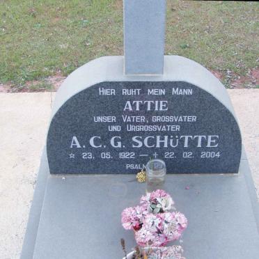 SCHUTTE A.C.G. 1922-2004