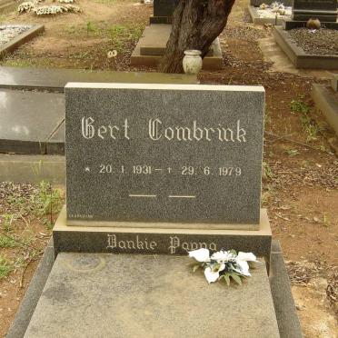 COMBRINK Gert 1931-1979