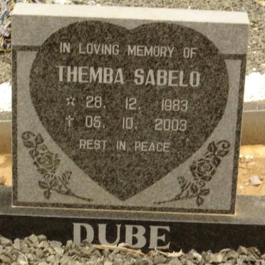DUBE Themba Sabelo 1983-2003