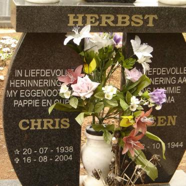HERBST Chris 1938-2004 &amp; ?? 1944-