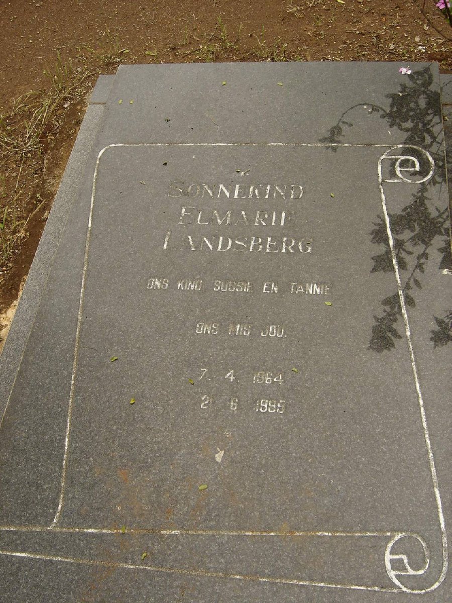 LANDSBERG Sonnekind Elmarii 1964-1995