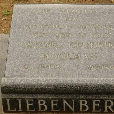 LIEBENBERG Wessel Hendrik Moolman 1916-1982