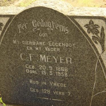 MEYER C.F. 1868-1958
