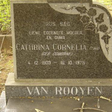 ROOYEN Cathrina Cornelia, van nee COMBRINK 1903-1975