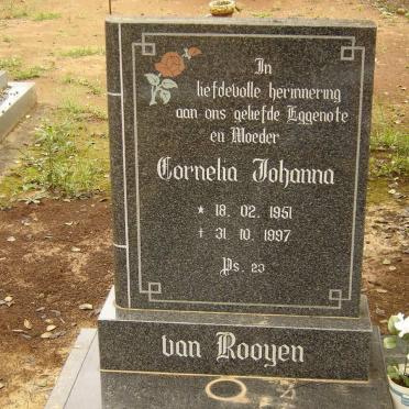 ROOYEN Cornelia Johanna, van 1951-1997