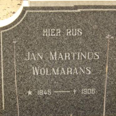 WOLMARANS Jan Martinus 1845-1906