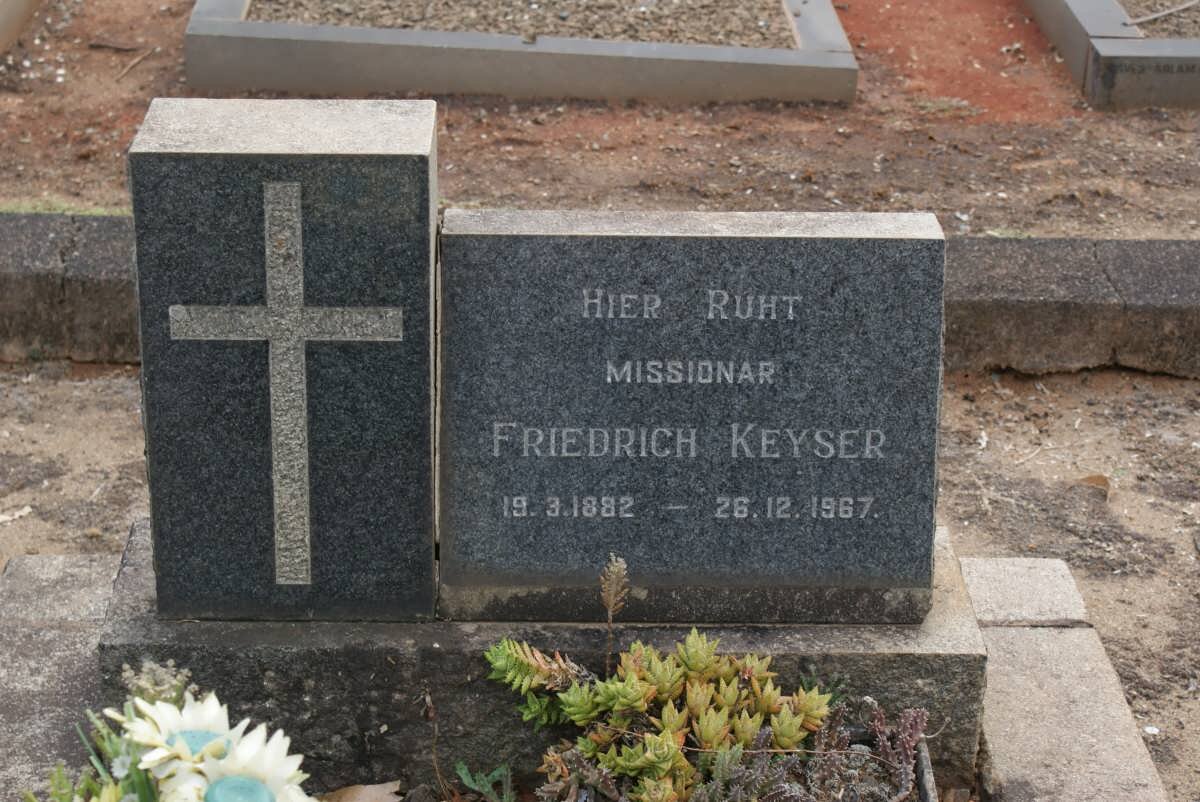 KEYSER Friedrich 1882-1967