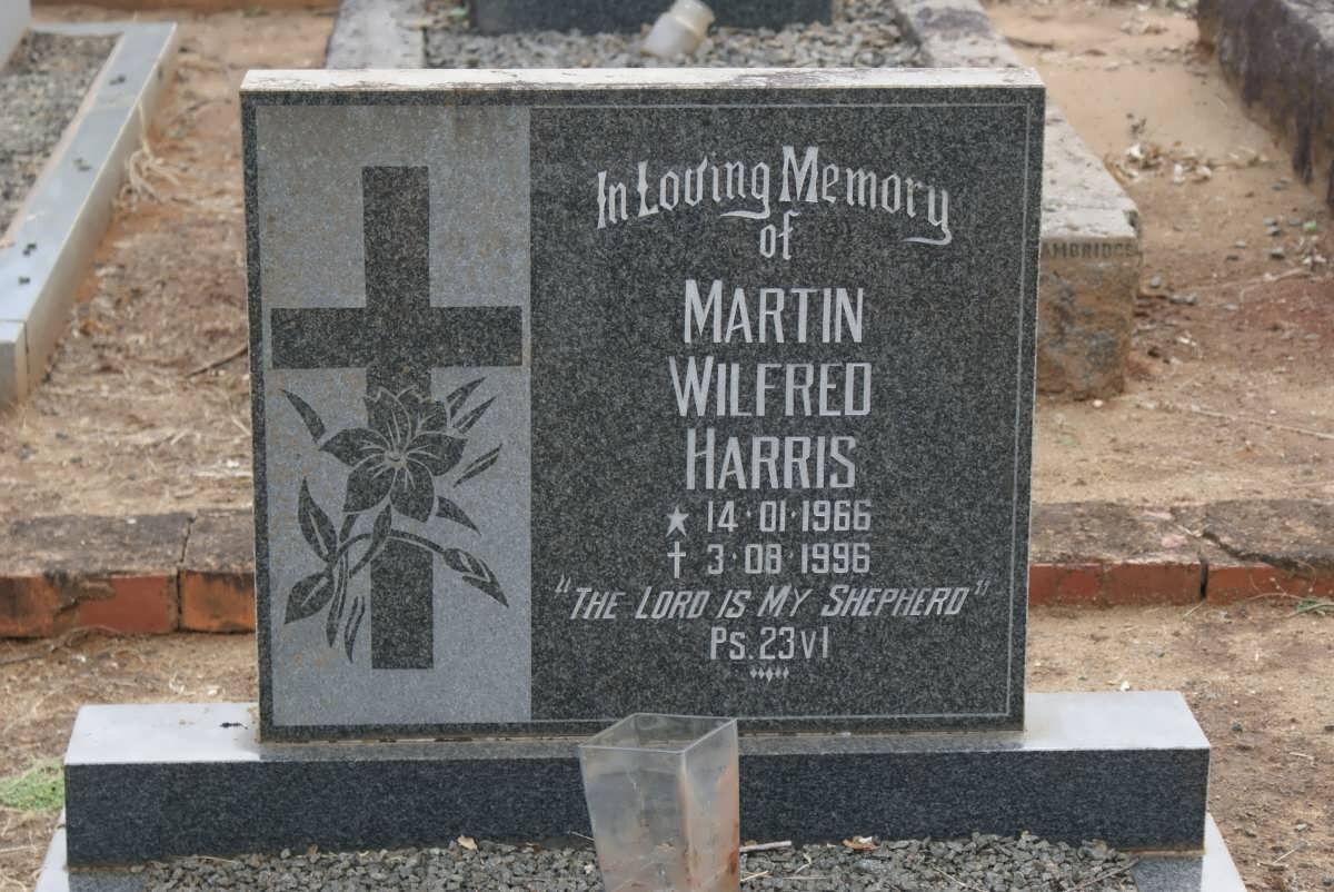 HARRIS Martin Wilfred 1966-1996