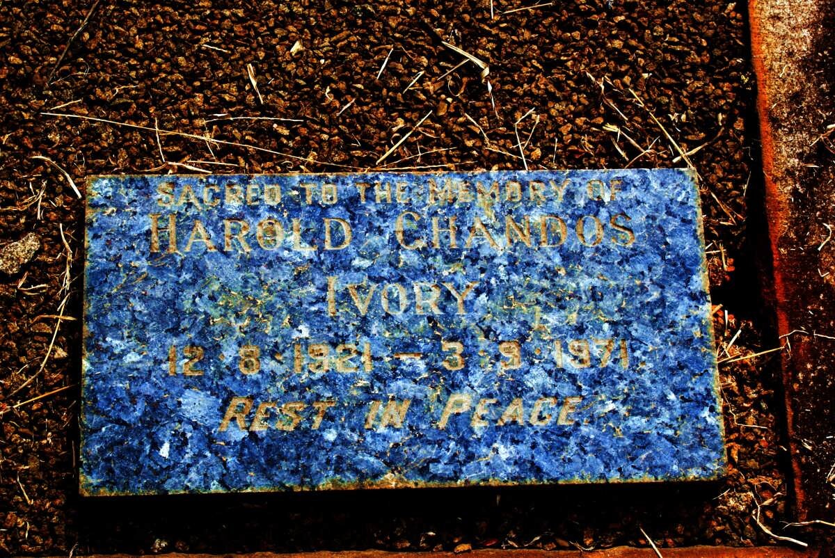 IVORY Harold Chandos 1921-1971