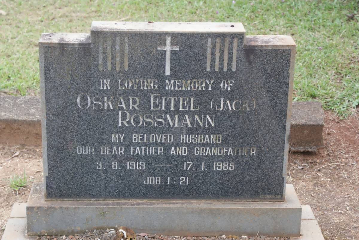 ROSSMANN Oskar Eitel 1919-1985