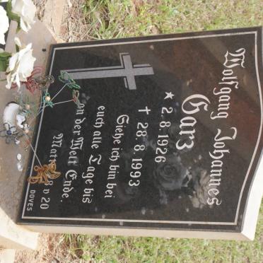 GARZ Wolfgang Johannes 1926-1993