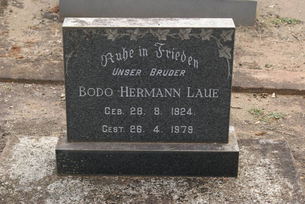 LAUE Bodo Hermann 1924-1979