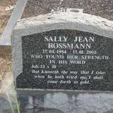 ROSSMANN Sally Jean 1954-2002