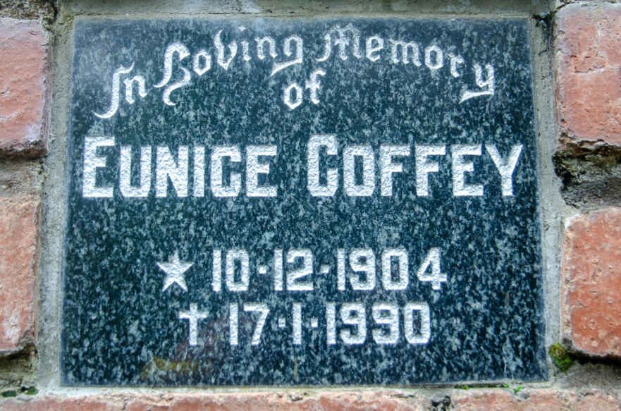 COFFEY Eunice 1904-1990