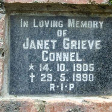 CONNEL Janet Grieve 1905-1990