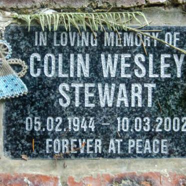 STEWART Colin Wesley 1944-2002