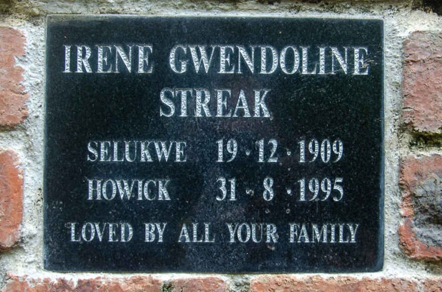 STREAK Irene Gwendoline 1909-1995