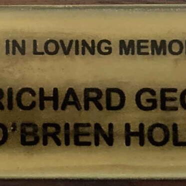 HOLGATE Richard George O'Brien