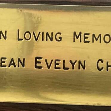 CHAPMAN Jean Evelyn 