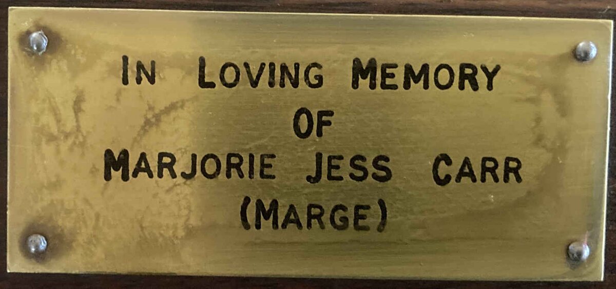 CARR Marjorie Jess