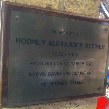 STEINER Rodney Alexander 1938-1983