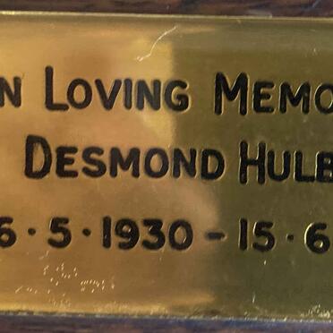HULBERT Desmond