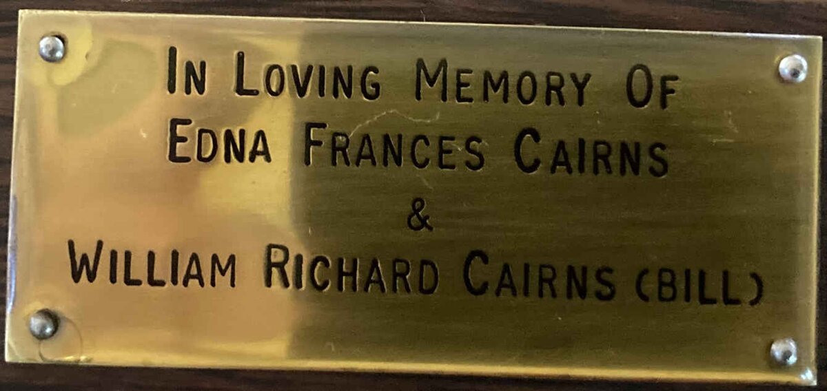 CAIRNS William Richard & Edna Frances