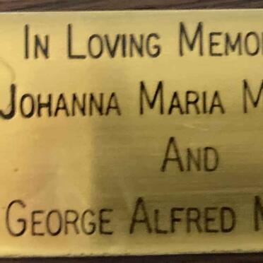 MERRICKS George Alfred & Johanna Maria