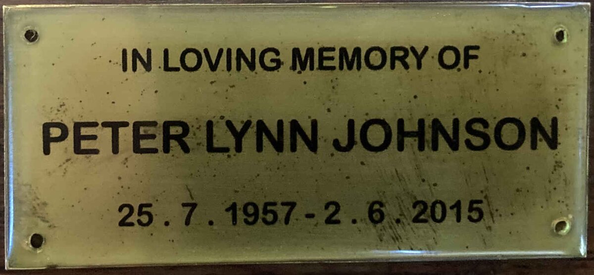 JOHNSON Peter Lynn 1957-2015