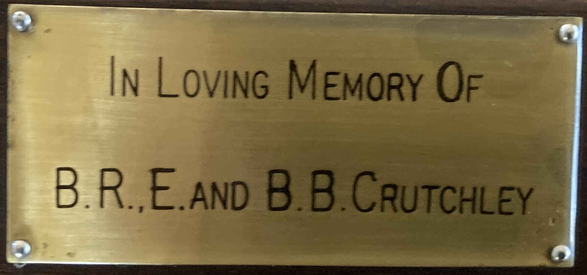 CRUTCHLEY B.R.E. & B.B.