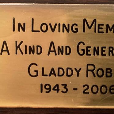 ROSS Gladdy 1943-2006
