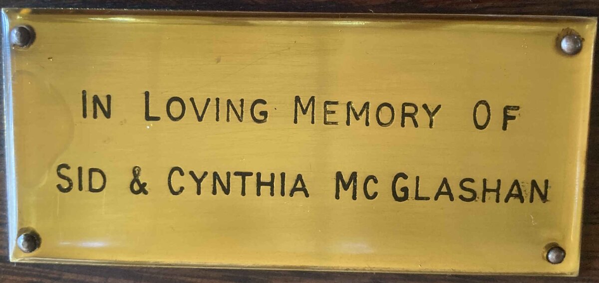 McGLASHAN Sid & Cynthia