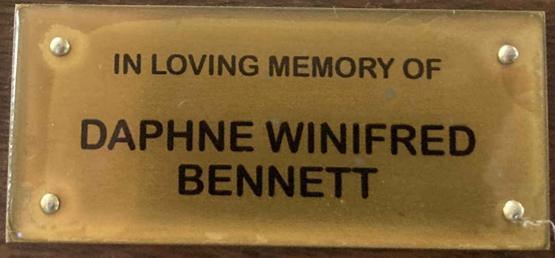 BENNETT Daphne Winifred