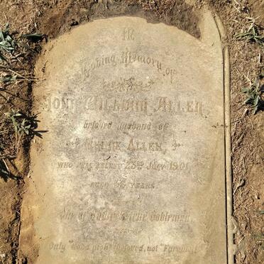 ALLEN John William -1901