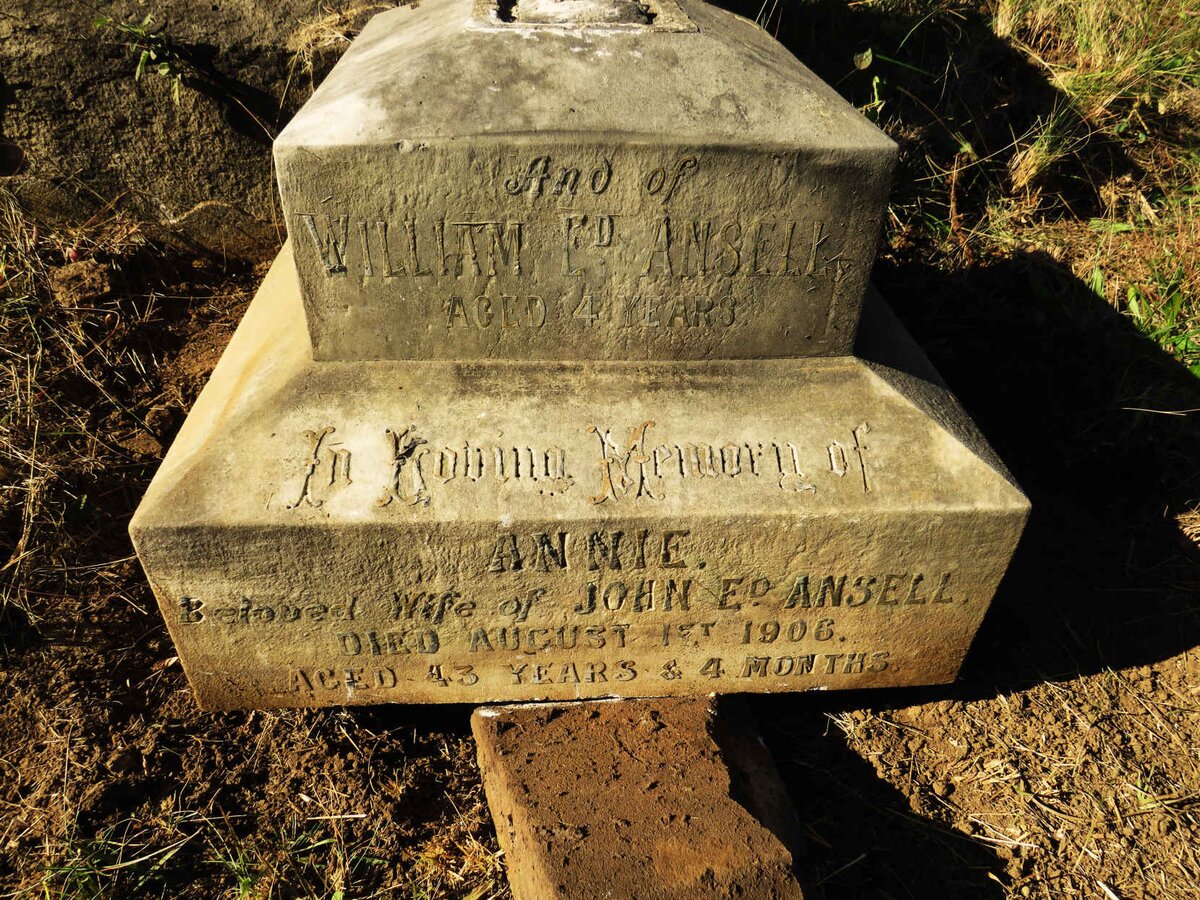 ANSELL William Ed :: ANSELL Annie -1906