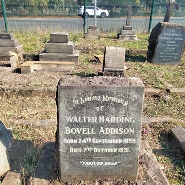 ADDISON Walter Harding Bovell 1859-1931