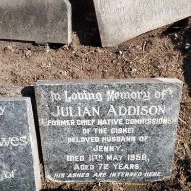 ADDISON Julian -1958